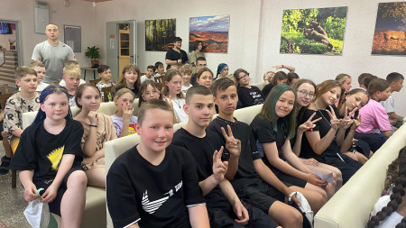 Праздничный концерт посвященный открытию 2 смены лагеря.